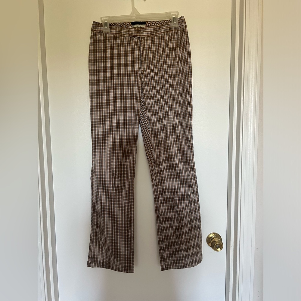 Brown Plaid checkered pants